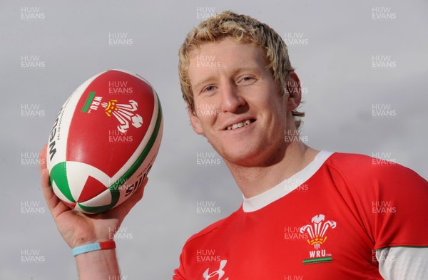 19.01.09 - Wales Six Nations Squad Announcement - Cardiff Blues second row, Bradley Davies who has been announced as the only uncapped player in Wales Six Nations squad. 