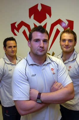 07.08.07 - Wales Rugby - WRU ANALYSIS TEAM (L-R)Andrew Hughes, Rhys Long and Rhodri Bown 