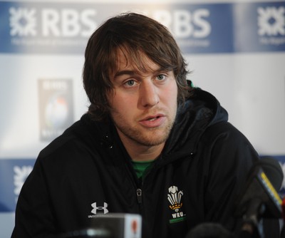 0.02.09 - Wales Rugby Wales captain, Ryan Jones speak to the media at the announcement of the Welsh side to face Scotland in the Six Nations tounament 