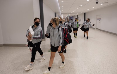 Wales Team Arrival in New Zealand 250922