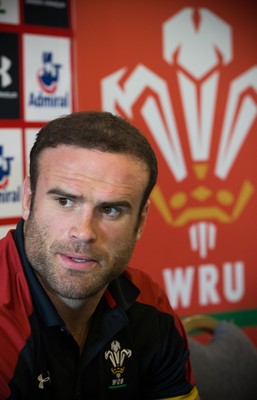 090517 - Wales Rugby Tour Squad Announcement - Jamie Roberts who will captain the Wales Summer Tour Squad for the matches against Tonga and Samoa