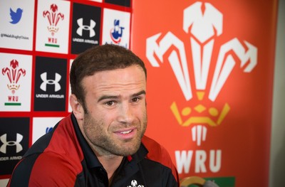 090517 - Wales Rugby Tour Squad Announcement - Jamie Roberts who will captain the Wales Summer Tour Squad for the matches against Tonga and Samoa