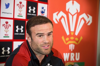 090517 - Wales Rugby Tour Squad Announcement - Jamie Roberts who will captain the Wales Summer Tour Squad for the matches against Tonga and Samoa