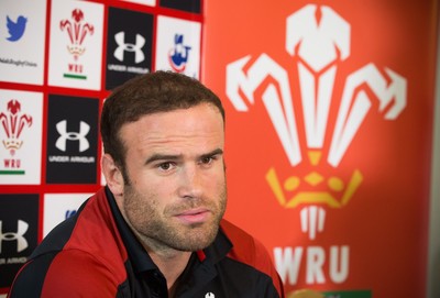 090517 - Wales Rugby Tour Squad Announcement - Jamie Roberts who will captain the Wales Summer Tour Squad for the matches against Tonga and Samoa