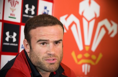 090517 - Wales Rugby Tour Squad Announcement - Jamie Roberts who will captain the Wales Summer Tour Squad for the matches against Tonga and Samoa