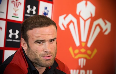 090517 - Wales Rugby Tour Squad Announcement - Jamie Roberts who will captain the Wales Summer Tour Squad for the matches against Tonga and Samoa