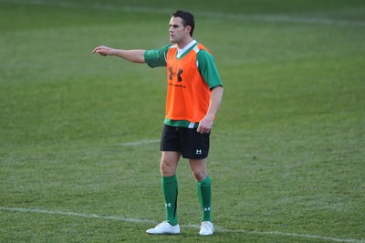 01.02.10 - Wales Rugby Training - Lee Byrne in action during training. 