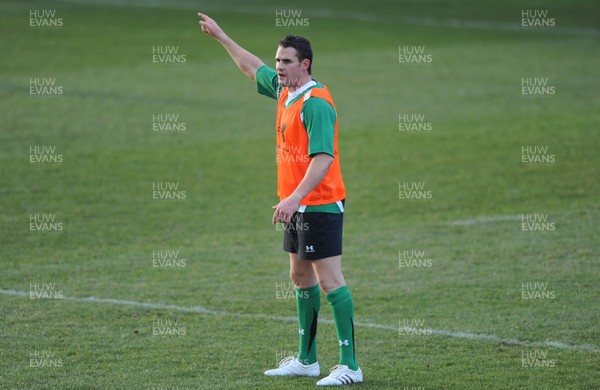01.02.10 - Wales Rugby Training - Lee Byrne in action during training. 