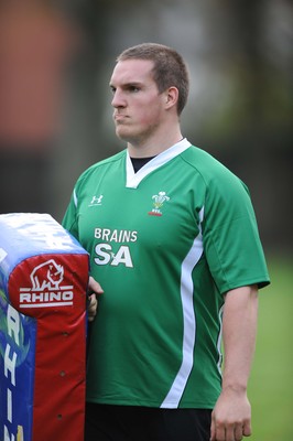 03.11.08 ... Wales Rugby Training session, Sophia Gardens, Cardiff -  Gethin Jenkins during training session 