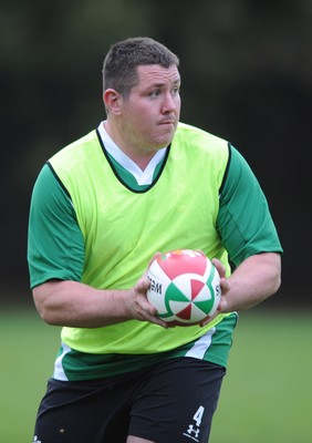 03.11.08 - Wales Rugby Training - Eifion Roberts in action during training. 