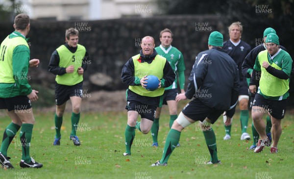 03.11.08 ... Wales Rugby Training session, Sophia Gardens, Cardiff -  Martyn Williams during training session 
