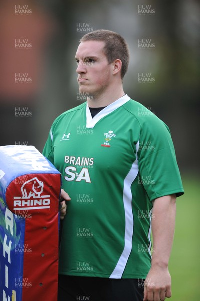 03.11.08 ... Wales Rugby Training session, Sophia Gardens, Cardiff -  Gethin Jenkins during training session 