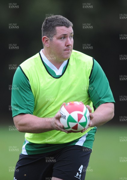 03.11.08 - Wales Rugby Training - Eifion Roberts in action during training. 