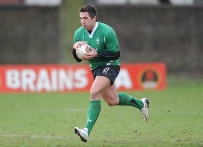 09.03.09 - Wales Rugby Training - Gavin Henson in action during training. 