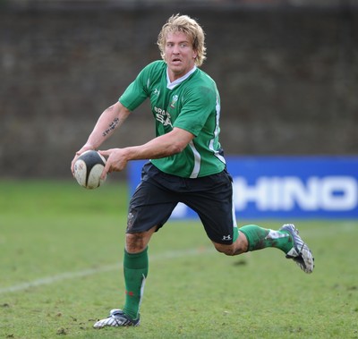 09.03.09 - Wales Rugby Training - Andy Powell in action during training. 