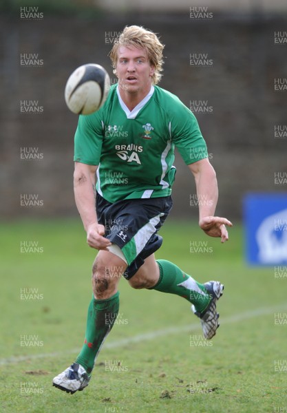 09.03.09 - Wales Rugby Training - Andy Powell in action during training. 