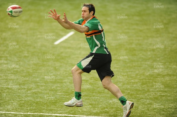 11.02.10 - Wales Rugby Training - Stephen Jones in action during training. 