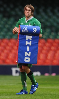 12.02.09 - Wales Rugby Training - Ryan Jones in action during training. 