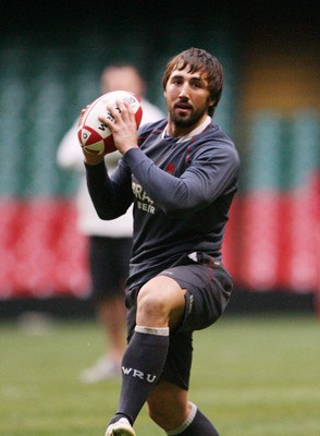 22.11.07 Wales rugby training... Gavin Henson during training at the Millennium Stadium in Cardiff. 