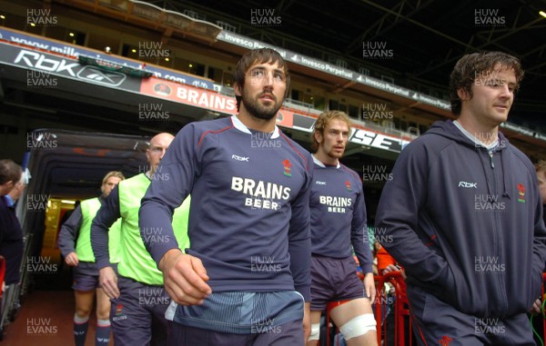 22.11.07 - Wales Rugby Training - Gavin Henson arrives at the Millennium Stadium for training 