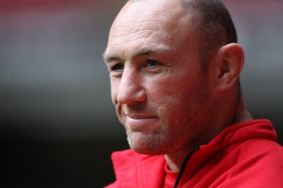 25.02.09 - Wales Rugby Training -  Wales assistant coach Robin McBryde 