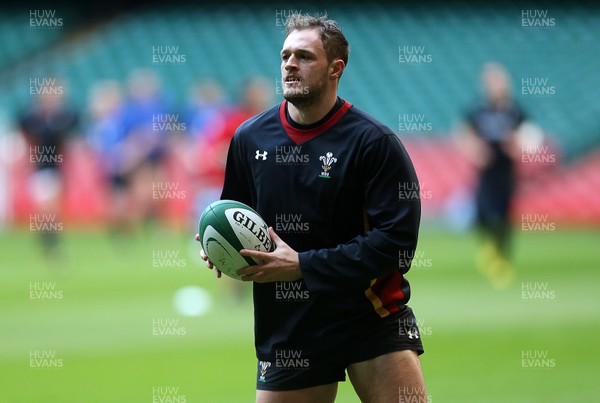 030216 - Wales Rugby Training - Cory Allen during training