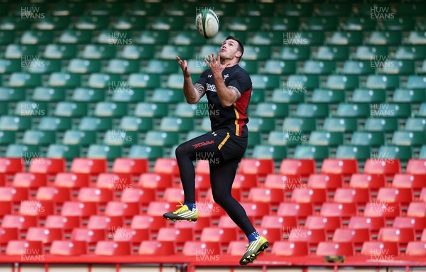 030216 - Wales Rugby Training - Tom James during training