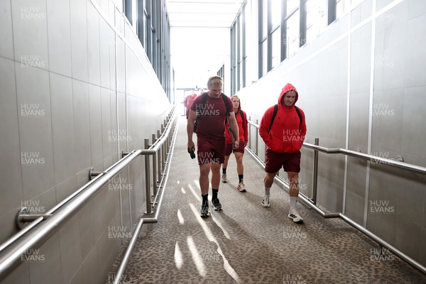 130726 - Wales Rugby team travel to South Africa from Argentina - Aaron Wainwright