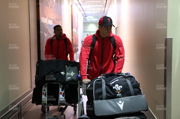 130726 - Wales Rugby team travel to South Africa from Argentina - Kieran Hardy