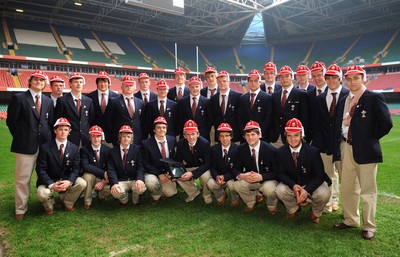 15.04.09 - Wales Under 16s v Italy Under 17s - 4 Nations Under 16/17 Tournament 2009 - Wales squad. 