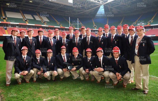 15.04.09 - Wales Under 16s v Italy Under 17s - 4 Nations Under 16/17 Tournament 2009 - Wales squad. 