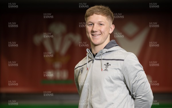 060423 -  Wales Mens U18 captain Harry Beddall ahead of the team’s departure for the 2023 Six Nations Under-18 Men’s Festival