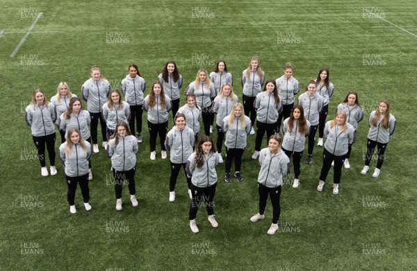 060423 - The Wales Women U18 team ahead of their departure for the 2023 Six Nations Under-18 Women’s Festival