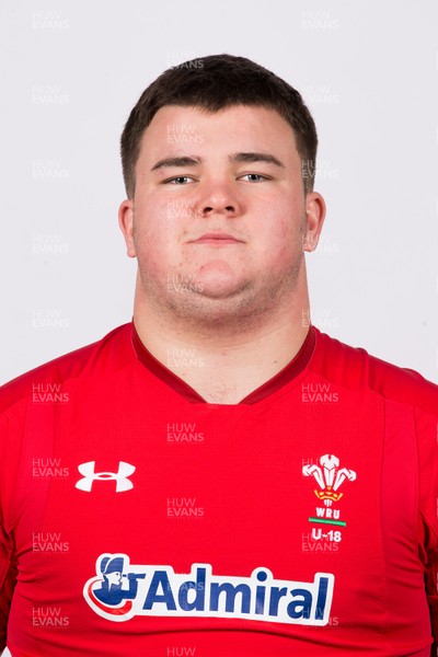 090320 - Wales U18 Squad Portraits - Nathan Evans