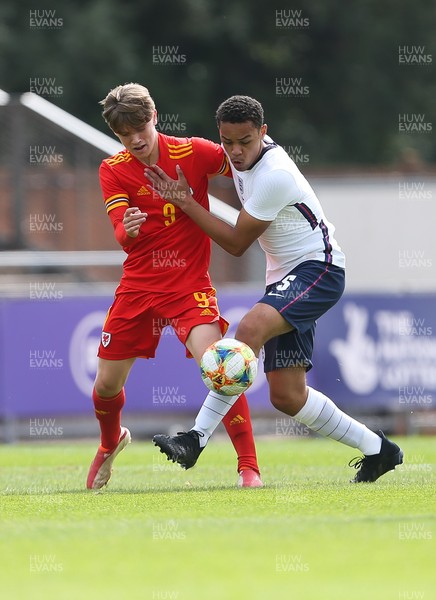 030921 - Wales U18 v England U18, International Friendly Match - Jordan James of Wales breaks forward