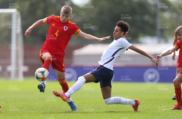 030921 - Wales U18 v England U18, International Friendly Match - Jordan James of Wales breaks forward