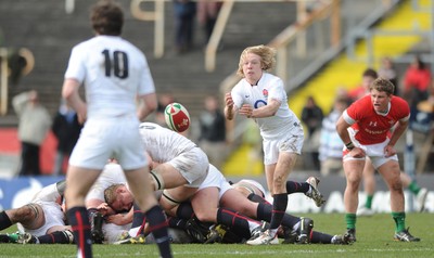 28.03.10 - Wales Under 18 v England Under 18 - England's Joel Hodgson. 
