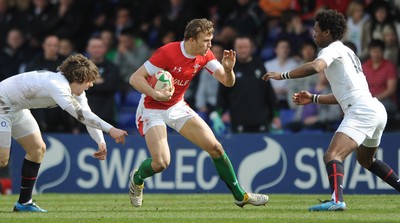 28.03.10 - Wales Under 18 v England Under 18 - Wales' Tom Prydie. 