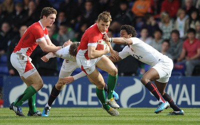 28.03.10 - Wales Under 18 v England Under 18 - Wales' Tom Prydie. 
