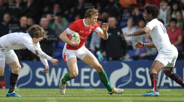 28.03.10 - Wales Under 18 v England Under 18 - Wales' Tom Prydie. 