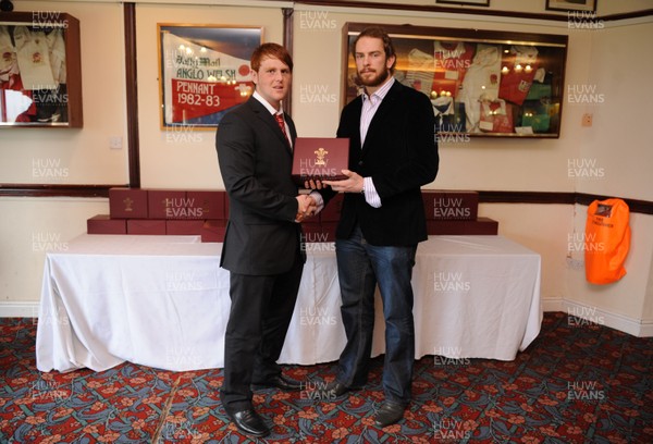 28.03.10 - Wales Under 18 v England Under 18 - Wales Under 18 Cap presentation. Dan Baker. 