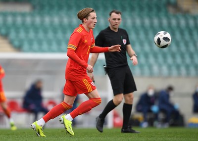 290321 - Wales U18 v England U18 - Under 18 International Match - Charlie Savage of Wales