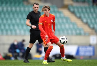 290321 - Wales U18 v England U18 - Under 18 International Match - Charlie Savage of Wales