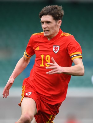 290321 - Wales U18 v England U18 - Under 18 International Match - Connor Salisbury of Wales