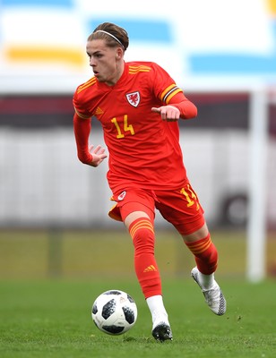 290321 - Wales U18 v England U18 - Under 18 International Match - Harry Leeson of Wales