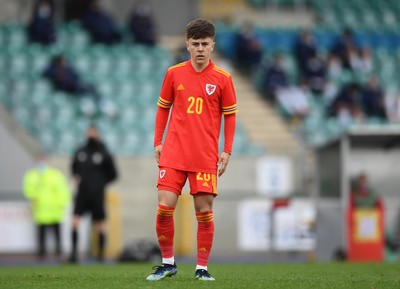 290321 - Wales U18 v England U18 - Under 18 International Match - Lewys Twamley of Wales