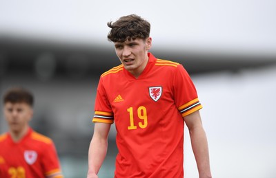 290321 - Wales U18 v England U18 - Under 18 International Match - Connor Salisbury of Wales