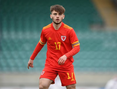 290321 - Wales U18 v England U18 - Under 18 International Match - Rio Dyer of Wales