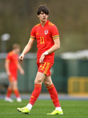 290321 - Wales U18 v England U18 - Under 18 International Match - Chris Popov of Wales