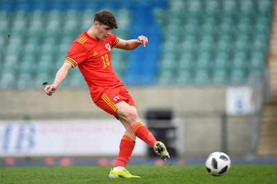 290321 - Wales U18 v England U18 - Under 18 International Match - Connor Salisbury of Wales